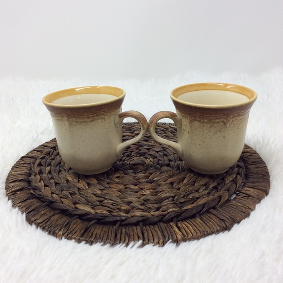 VINTAGE MIKASA Whole Wheat Mug Set - Picture 3 of 8